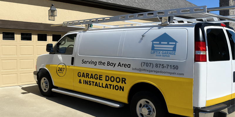 Liftix Garage Door Repair van